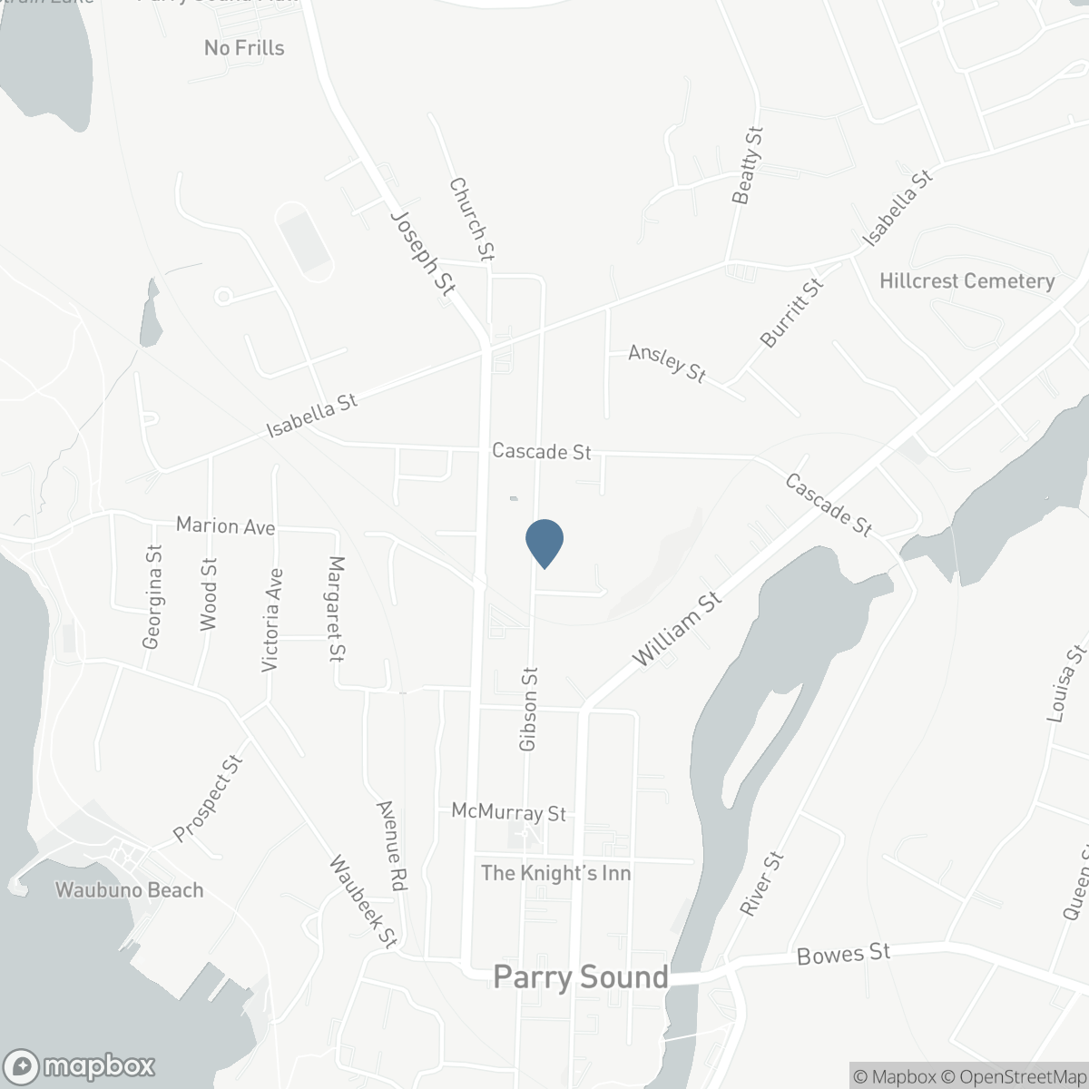 105 GIBSON STREET, Parry Sound, Ontario P2A 1X6